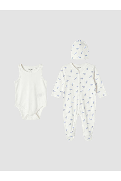 LC Waikiki Trendlucky Baby Boy Hospital Discharge Set with Printed Difference
