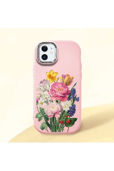 Hontinga حافظة متوافقة مع هاتف iPhone 12 Mini، حافظة حماية للكاميرا من السيلي...