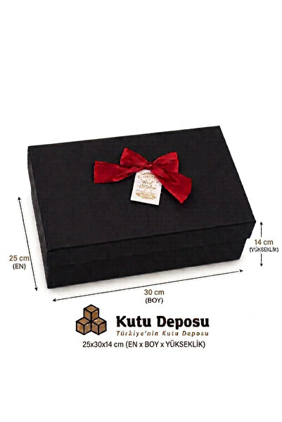 25x30x14 cm Hediye Kutusu-Siyah