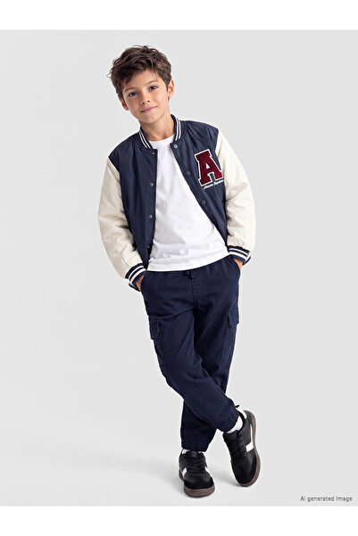 LC Waikiki Rmz Gi̇yi̇m Farkiyla Boys' Gabardine Cargo Pants