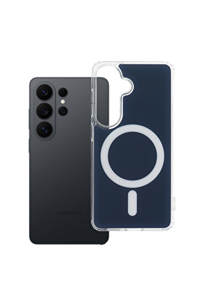 Fusion Husă de protecție compatibilă MagSafe pentru Samsung Galaxy S26, albastră