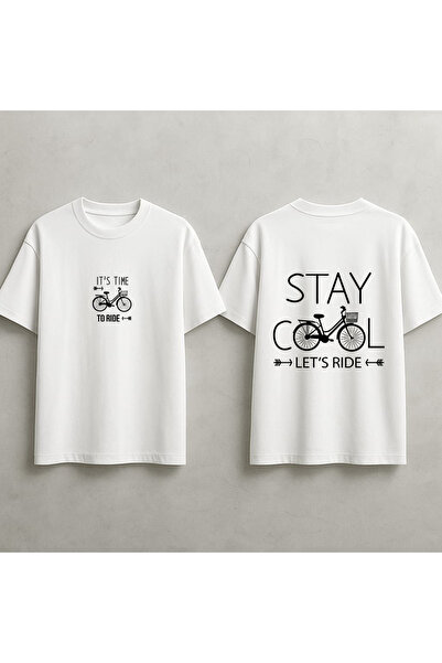 MAGORS Cycling T-Shirt, Sports, Motivational Back Printed Oversize Premium Un...
