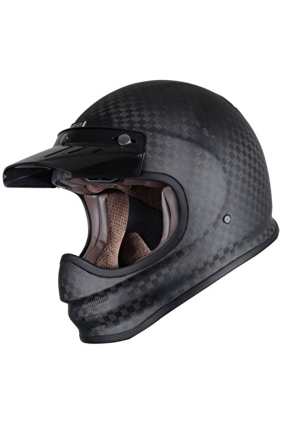 Just1 J-Storm Solid Carbon Kapalı Kask