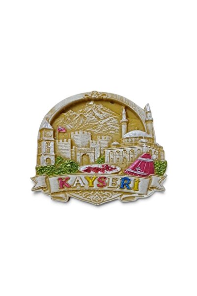 Genel Markalar Kayseri magneti hediyelik polyester kabartma magnet