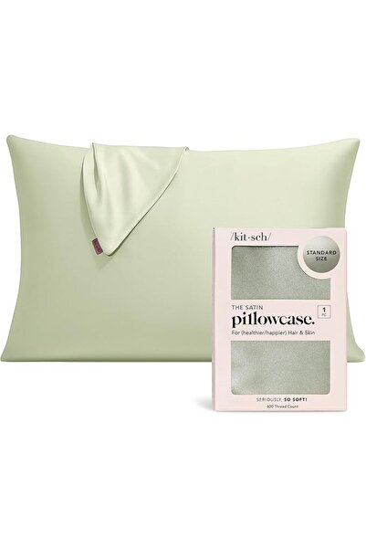 Kitsch Satin Pillowcase for Hair & Skin - Softer Than Silk Pillowcase for Hai...