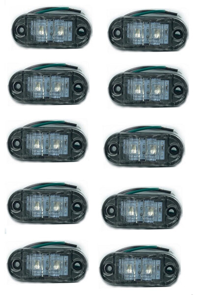 OEM Σετ 10 τεμαχίων led Φώτα Όγκου Φορτηγών IP66 Πράσινο 12v/24v - ΟΕΜ