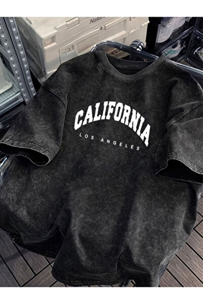 Prekarya design Unisex Oversize Vintage Washed Street Style Street Fashion Co...