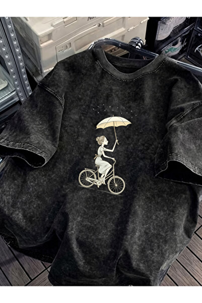 Prekarya design Unisex Oversize Vintage Washed Street Style Street Fashion Co...