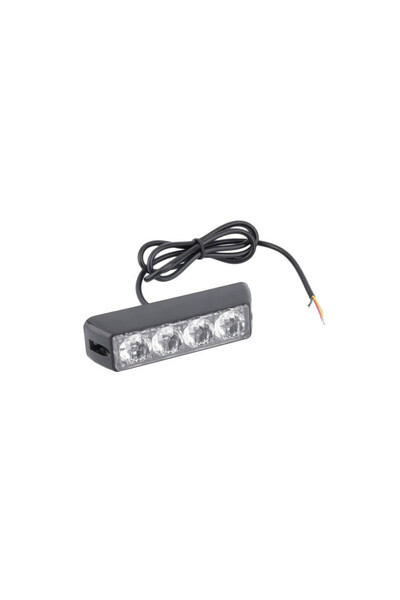 OEM Φώτα LED Strob Αστυνομίας-Ασφαλείας Πορτοκαλί DC12/24V 4 LED - ΟΕΜ
