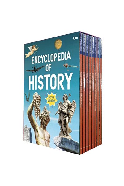 Om Books International Enciclopedia Istoriei (Colecție de 8 cărți, set în cutie)