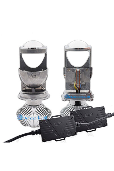 OEM Λάμπες Led 2 ΤΜΧ Hi / Lo Φωτισμός 1.5ίντσες 60W Λευκό 5000K 6000K DIY ΟΕΜ