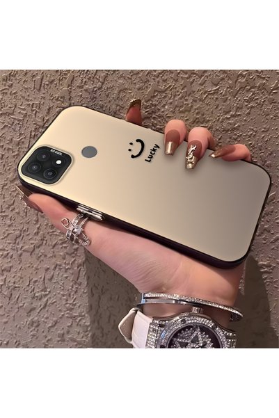 CHICASELUX حافظة وجه مبتسم بسيطة متوافقة مع هاتف Oppo A15/A15S، بتصميم أنيق و...