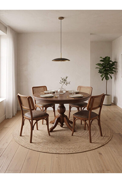 KleinHaus Furniture Lagos Ahşap Masa Takımı