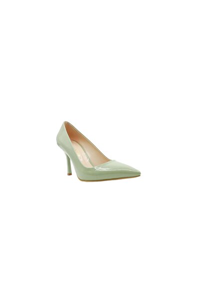 BELARVS Stiletto Kadın 9 cm Topuklu Yeşil Ayakkabı