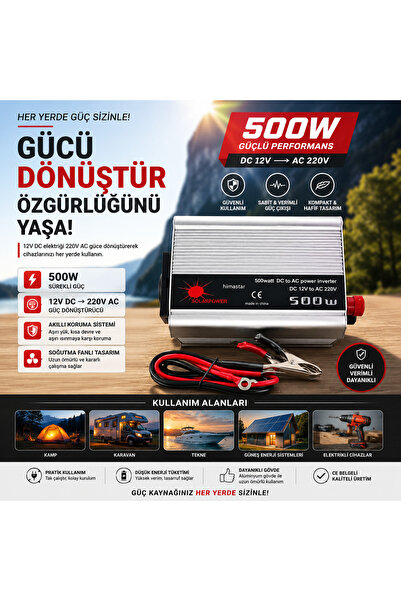 Eco Lounge 500w Araç İnverter Aküden Priz Dönüştürücü