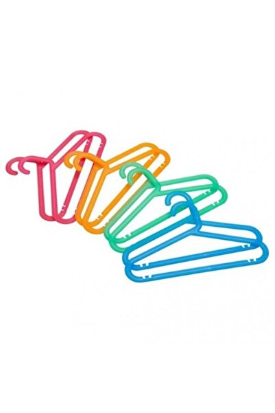 IKEA Bagıs Çocuk 35 Cm Bebek Giysi Elbise Askısı 8 Adet Renkli