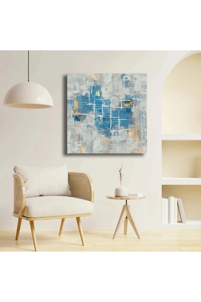 OEM Tablou decorativ pe pânză Wallxpert, 69x69 cm, 100% pânză, ramă din lemn ...