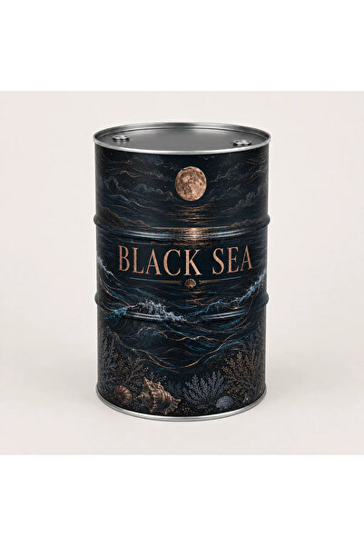 Generic Brand Masă tip butoi personalizată CISKO Black Sea – Sea & Surf