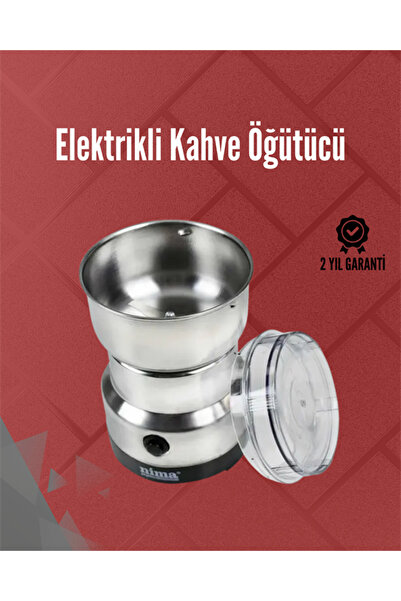 T8 Store Paslanmaz Çelik Elektrikli Kahve Değirmeni | Sessiz, Hızlı, Çok Amaç...