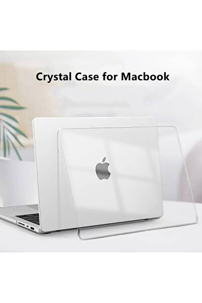 MACBOOK Air 13.6 Ultra Şeffaf Kılıf (M5/m4/m3/m2) 13.6 Inç | ile Uyumlu Crystal