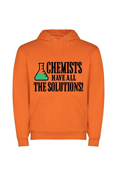 iLovePrints The Solution's Green Call Φούτερ με κουκούλα σε χρώμα Πορτοκαλί