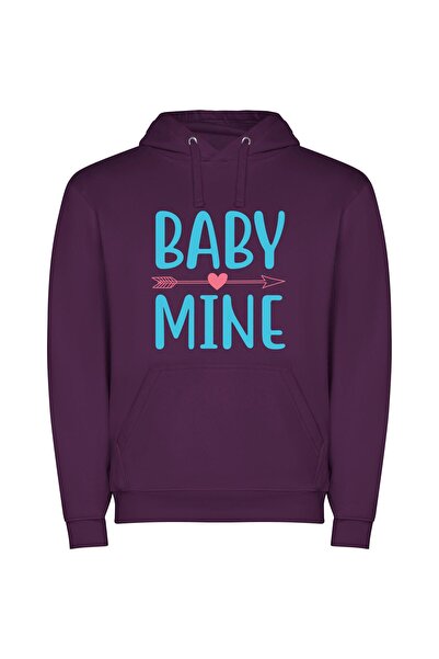 iLovePrints Artistic Delights Unveiled: Baby Mine, B, Yummy Φούτερ με κουκούλ...