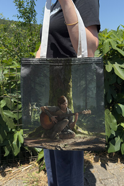 ZipZap حقيبة قماشية مطبوعة على الوجهين من The Last of US V4، حقيبة كمبيوتر لل...