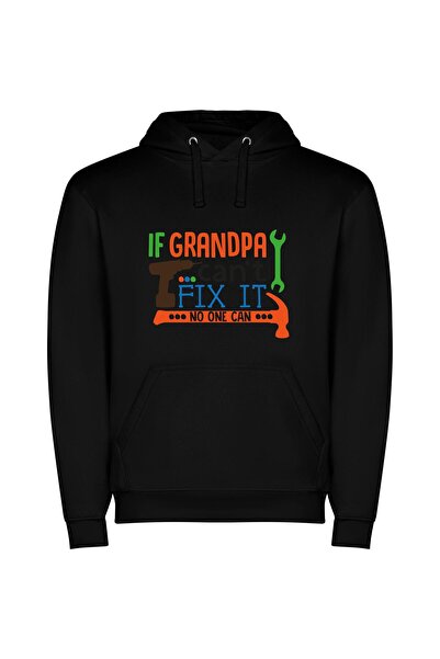 iLovePrints The Fix-it Legend Φούτερ με κουκούλα σε χρώμα Μαύρο