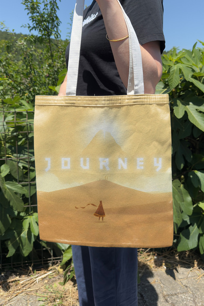 ZipZap حقيبة قماشية مطبوعة على الوجهين من Journey V2، حقيبة كمبيوتر للألعاب و...