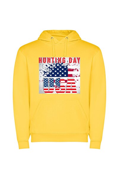 iLovePrints Patriotic Hunt: Trophy Extravaganza Φούτερ με κουκούλα σε χρώμα Κ...