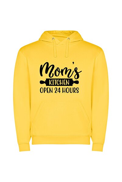 iLovePrints Mom's Kitchen: Eternal Nourishment Φούτερ με κουκούλα σε χρώμα Κί...