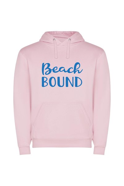iLovePrints Beachfront Elegance Φούτερ με κουκούλα σε χρώμα Ροζ