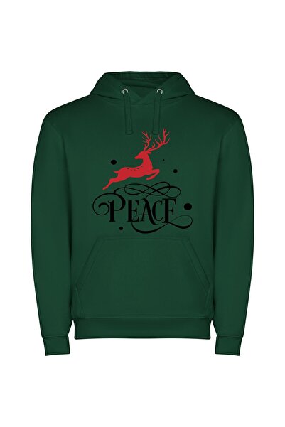 iLovePrints Graceful Peace: Adobe-inspired Logo Φούτερ με κουκούλα σε χρώμα Π...