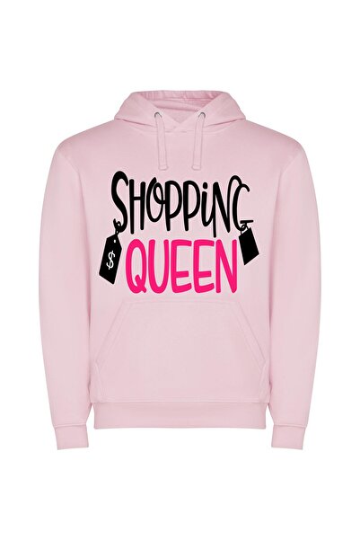 iLovePrints Fancy Fashion Emporium Φούτερ με κουκούλα σε χρώμα Ροζ