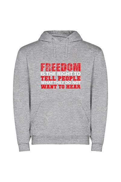 iLovePrints Empowering Vision: Freedom Unleashed Φούτερ με κουκούλα σε χρώμα ...