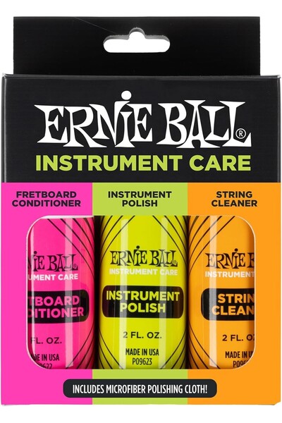 Ernie Ball P04225 Set za poliranje od 3 delova i krpa od mikrofibre Proizvod ...