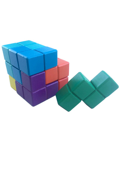 Choice1 6 6 6cm A NEW 3D Wooden Soma Cube Toys Puzzle Games Brain Challenge G...