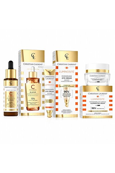 Christian Laurent Set Luminosite – Elixir illuminator 30ml, Eye cream 15ml, I...