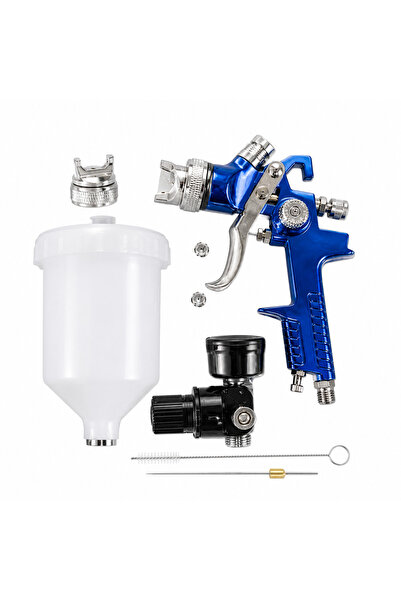 Voylet H-827 HVLP Spray Gun Kit with White Paint Cup, Air Pressure Regulator,...