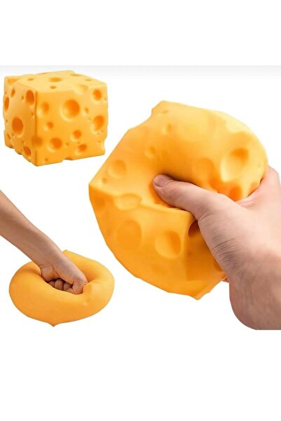 Pofika Cheese Küp Peynir İçi Dolgulu Needoh Tarzı Yumuşak Squishy Stres Oyunc...
