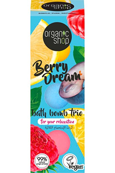 OEM Bilă de baie efervescenta trioberry, 3 buc