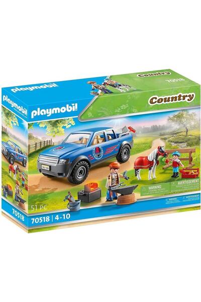 Playmobil Αγροτικό Φορτηγό Πόνυ Φάρμας για Πεταλωτές