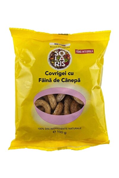 Solaris Plant Covrigei integrali cu faina de canepa, fara aditivi, fara conse...