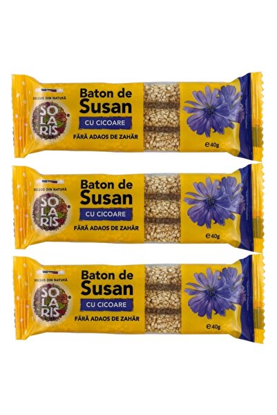 Solaris Plant Set 3x Batoane din seminte de susan cu cicoare, fara zahar, adi...