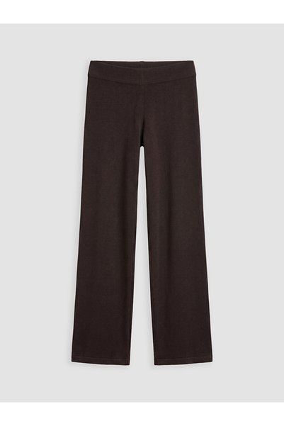 LC Waikiki بنطلون LCWAIKIKI ClassicBeli ذو أرجل واسعة ومرنة للنساء