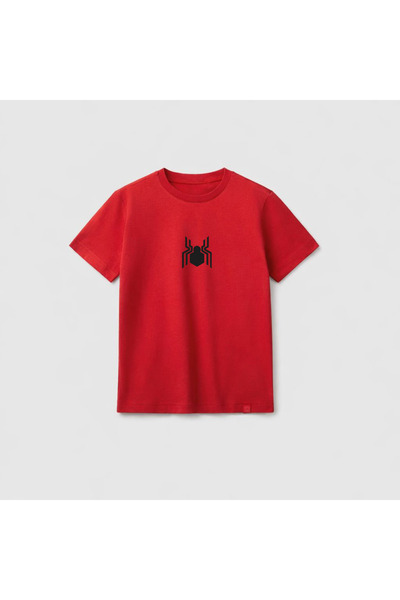 cesita Spider-Man Spider Printed Cotton Red T-Shirt T-Shirt