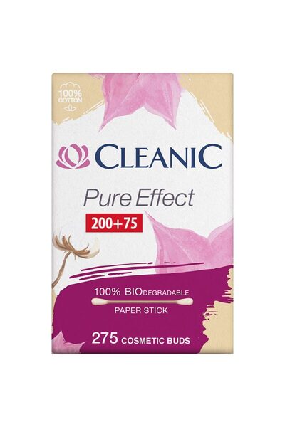Cleanic Cotton buds, Cleanic, Ears 200, 75 Pure