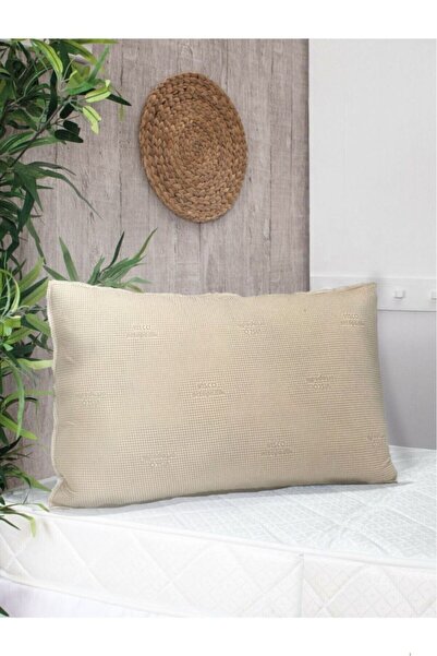 SÜMER Luxury Visco-Cushioned Pillow - Cream Pi̇ti̇kare