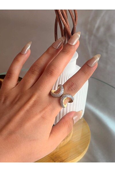 ANKA JEWELLRY أقراط نسائية على شكل حرف C مرصعة بحجر الزركون الفولاذي |   لون ...