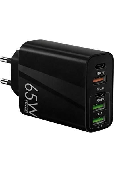 OEM Φορτιστής Χωρίς Καλώδιο με 3 Θύρες USB-A και 2 Θύρες USB-C, Παροχή Ισχύος...
